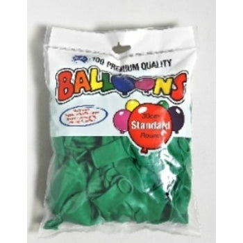 Balloons Alpen 30Cm Green Pk100