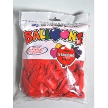 Balloons Alpen 30Cm Red Pk100