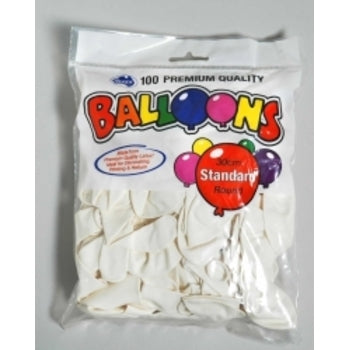 Balloons Alpen 100'S (30Cm) White