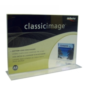 Deflecto Double Sided Document Holder A4 Landscape 47701