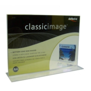 Deflecto Double Sided Document Holder A4 Landscape 47701