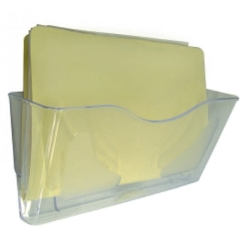 Deflecto Docupocket Wall Pocket L/S Clear 63101