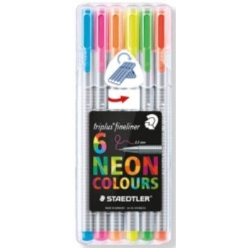 Pen Staedtler Triplus Fineliner Asst Neon Wlt6