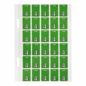 Sp- Labels Colour Coding Avery 20X30Mm 4 Top Tab Light Green Pk150