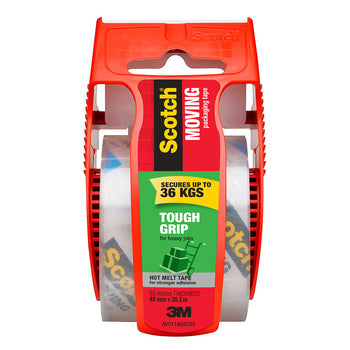 Tape Moving Scotch 48Mmx20.3M 150-Au Tough Grip Including Dispenser