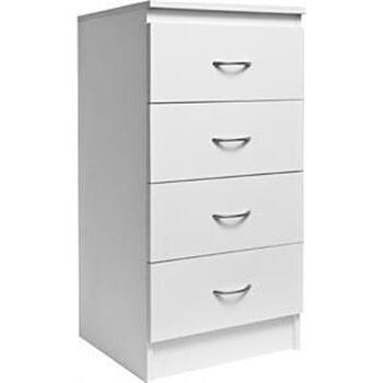 Drawer Unit 4 Draw White 900x450mm