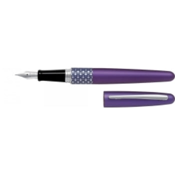 Sp- Pen Pilot Medium Mr3 Fountain Ellipse Violet Barrel Black Ink