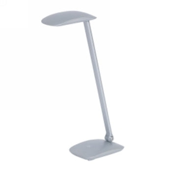 Sp- Desk Lamp Nero Silver With Usb Port