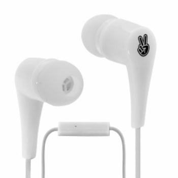 Earphones Tikkiti With Microphone White