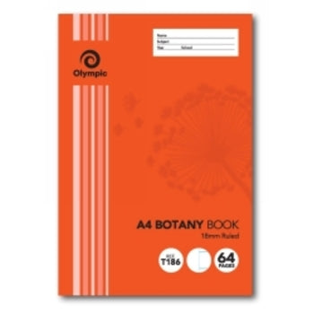 Botany Book Olympic A4 18Mm T186I 64P