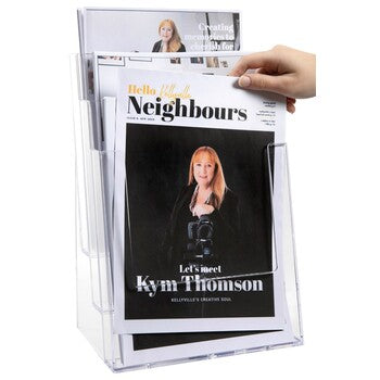 Brochure Holder Esselte A4 3 Tier Freestanding