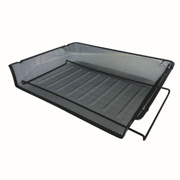 Sp- Document Tray Esselte Metal Mesh A4 Black Landscape
