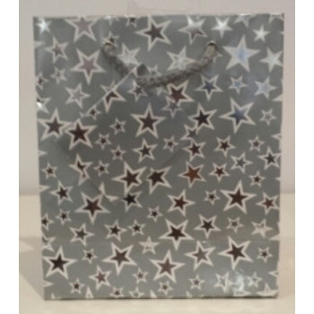 Bag Gift Sml Ozcorp Silver Stars