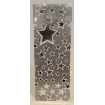 Sp- Bag Gift Bottle Ozcorp Silver Stars
