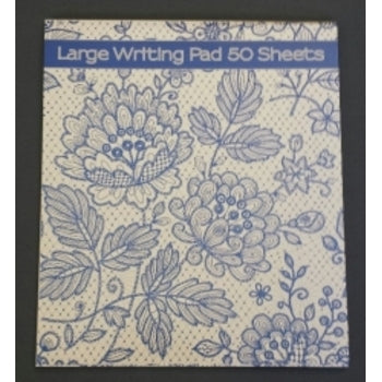 Writing Pad Ozcorp Blue Lace 210X245Mm 50 Sheets