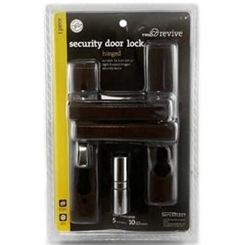 Trio Security Lock Hinged Door Brown R25-HSL03BR