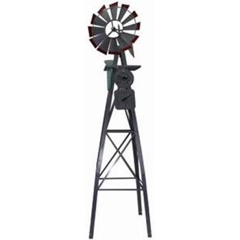 Windmill with Weather Station Grey 2400mm