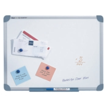 Whiteboard Quartet 450X600Mm Penrite Aluminium Frame Magnetic