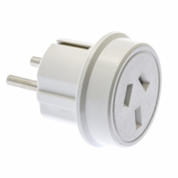 Travel Adaptors Moki Europe & Bali White