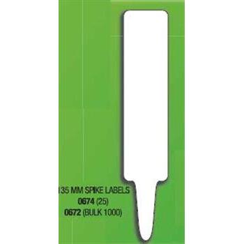 Labels Plant Long Spike Pk25