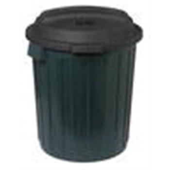 Bin Garbage Green Plastic 60L Willow