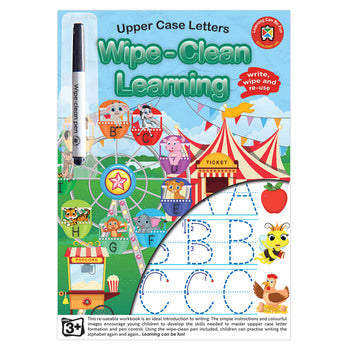 Book Lcbf Wipe Clean Learning Upper Case Letters