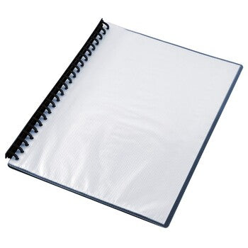 Display Book Gns A4 Refillable Clear Front Black 20P