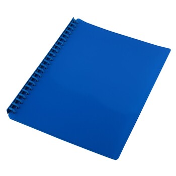 Display Book Gns A4 Refillable Gloss Blue 20P