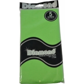 Tissue Paper Diamond 500X750Mm 17Gsm Light Green 5 Shts