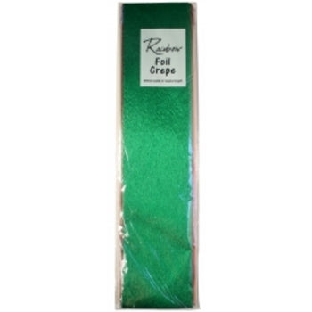 Crepe Paper Foil Asst (Gld,Sil,Red,Grn,Blu, Pink) Pk6