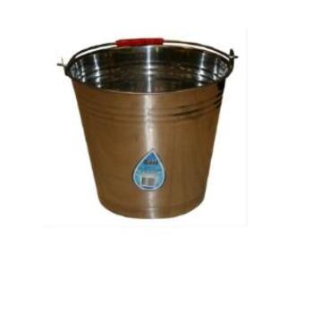 Bucket Stainless Steel 10L Metal Queen