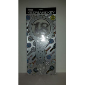 Birthday Key Ozcorp 18Th Silver Stars