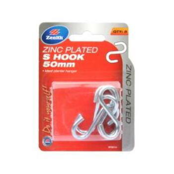 Hook S Zinc Plated 50X4mm Cd5