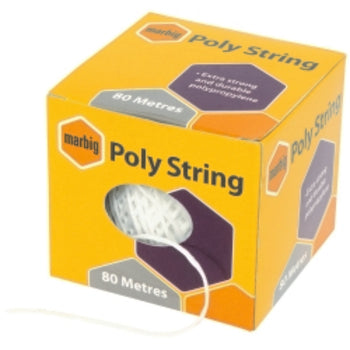 String Marbig Poly String 80M White