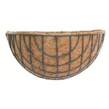 Basket Wall Lattice Green 35cm