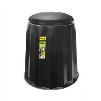 Compost Bin 220L Black With Lid Gedyes