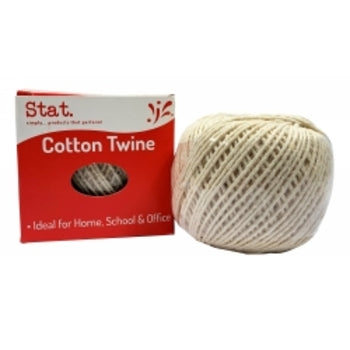 Twine Stat Cotton White 80M