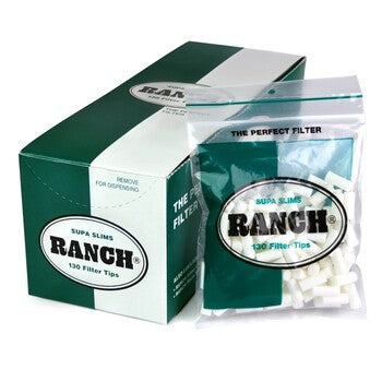 Cigarette Filters Ranch Supa Slims 130'S Grn