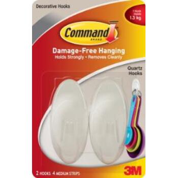 Hook Quartz Medium Pk2 Command