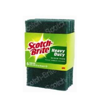 Scourer H/duty Pk6 Scotch-brite