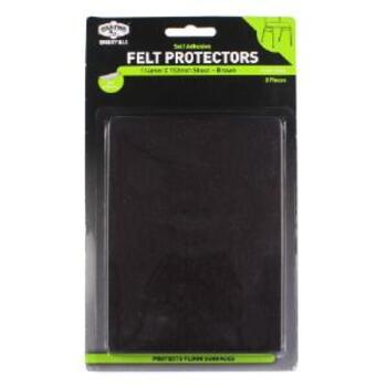 Pad Felt Sheet Brown 114x152mm Pk2