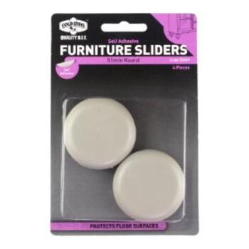 Slider Round Adhesive 54mm Pk4