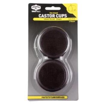 Cup Castor Felt Based 60mm Pk4