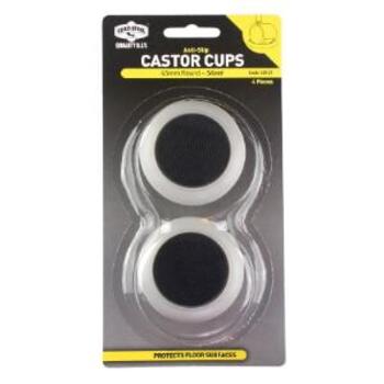 Cup Castor Anti Slip Eletroplated 45mm