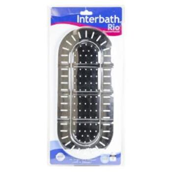 Shower Head White Chrome Oval 350x150mm