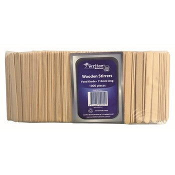 Stirrers Wooden Writer 114Mm Pk1000