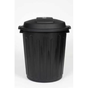 Bin Dome Black 75l