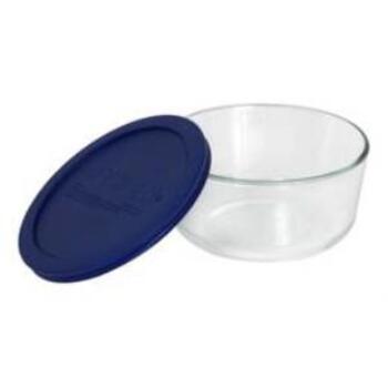 Dish Round W/plastic Cover 4cup