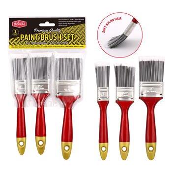 Brush Paint Asstd Size 3pk Durmaz