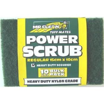 Scourer Scrub Power Heavy Duty Mr Clean 10pk